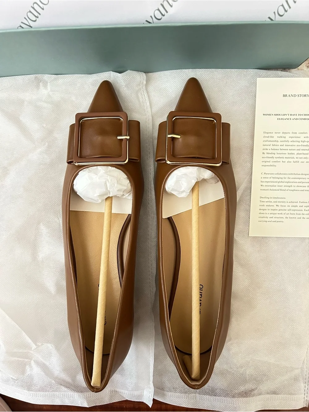 C.Paravano brown pointed